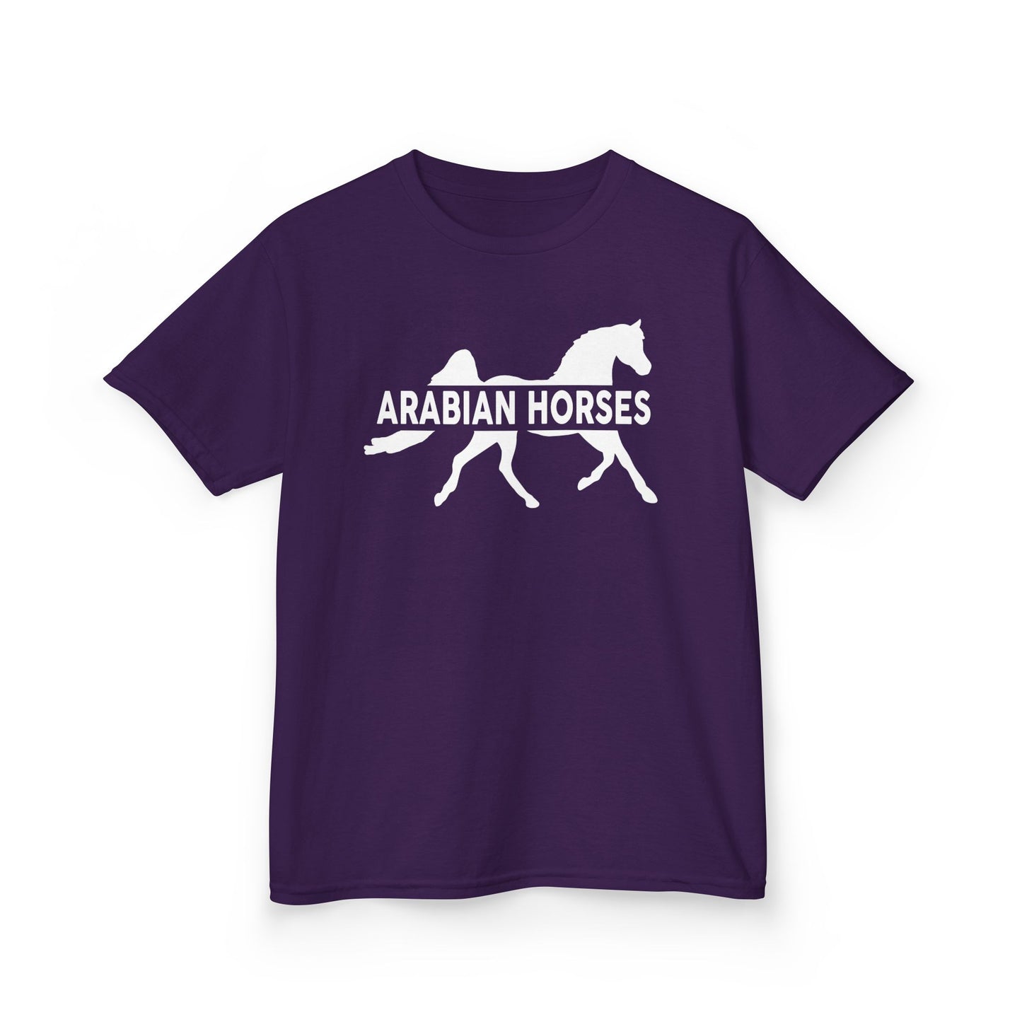 Arabian Horse Kids Tee, Equestrian Youth Shirt, Animal Lover Gift, Children's Clothing, Horseback Riding Apparel