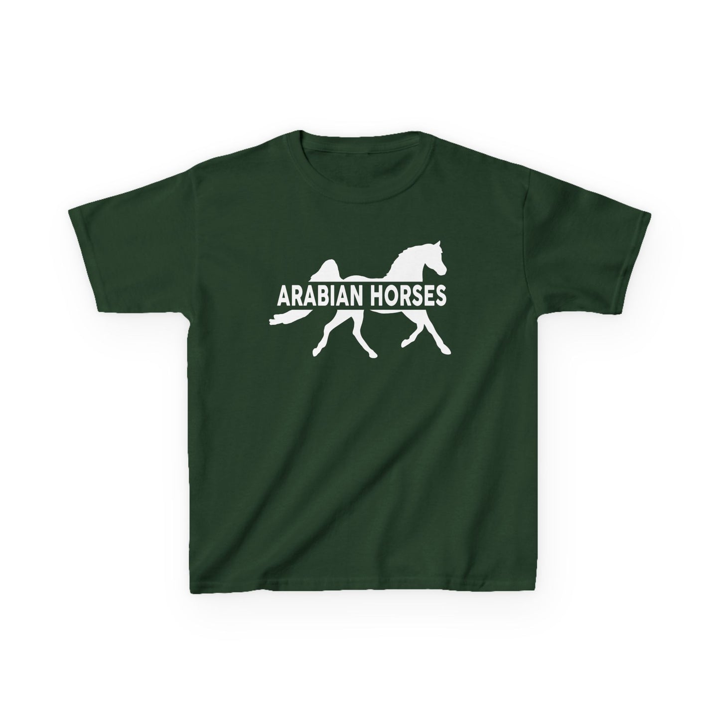 Arabian Horse Kids Tee, Equestrian Youth Shirt, Animal Lover Gift, Children's Clothing, Horseback Riding Apparel