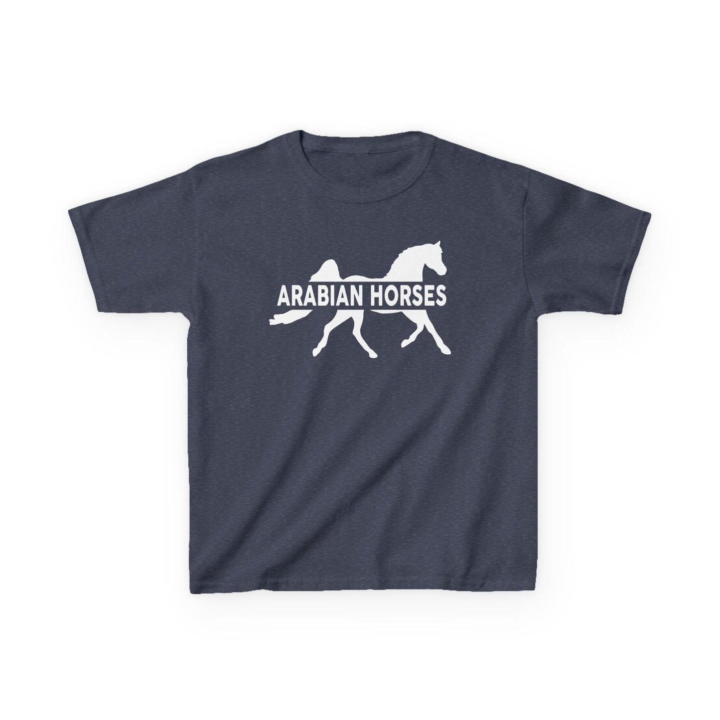 Arabian Horse Kids Tee, Equestrian Youth Shirt, Animal Lover Gift, Children's Clothing, Horseback Riding Apparel