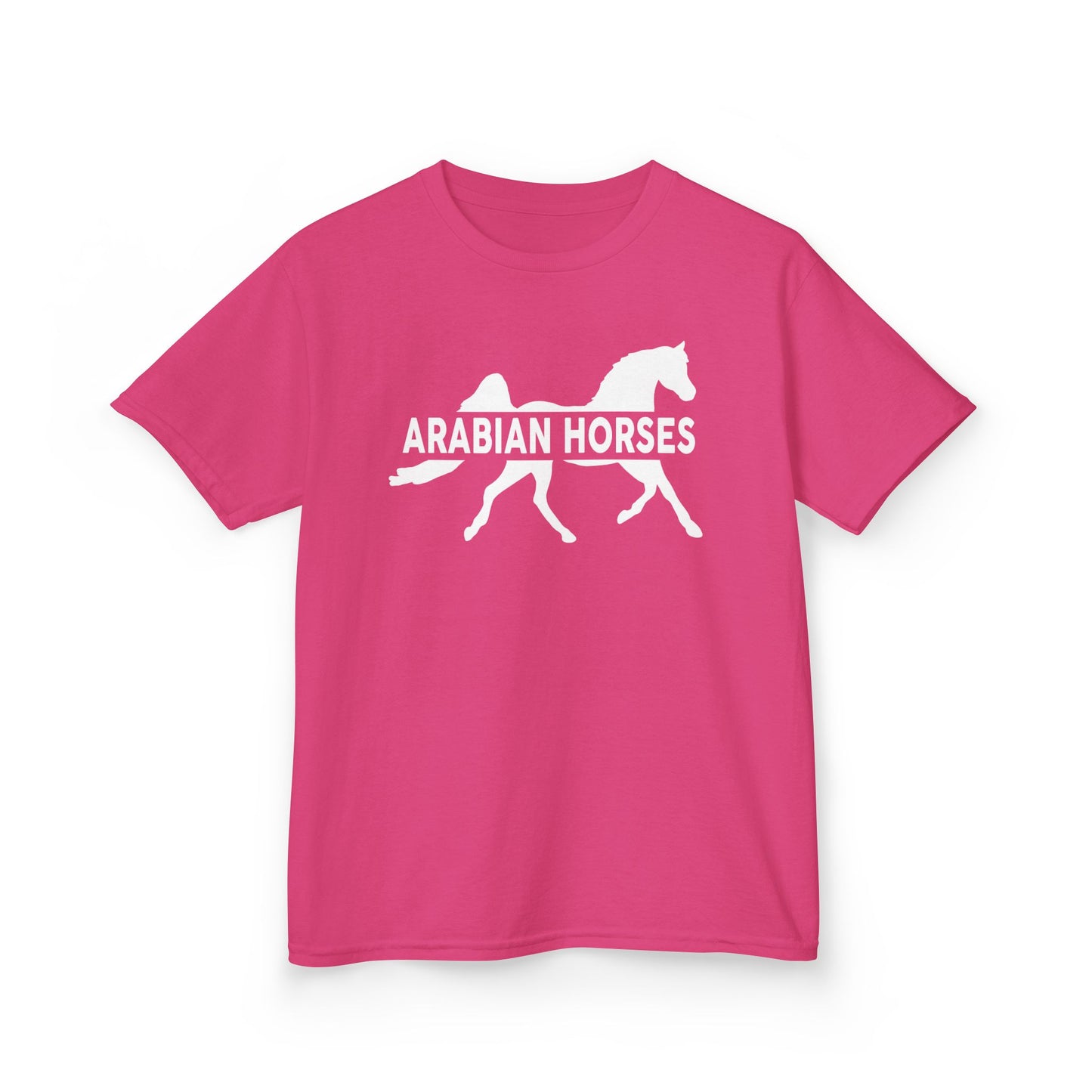 Arabian Horse Kids Tee, Equestrian Youth Shirt, Animal Lover Gift, Children's Clothing, Horseback Riding Apparel