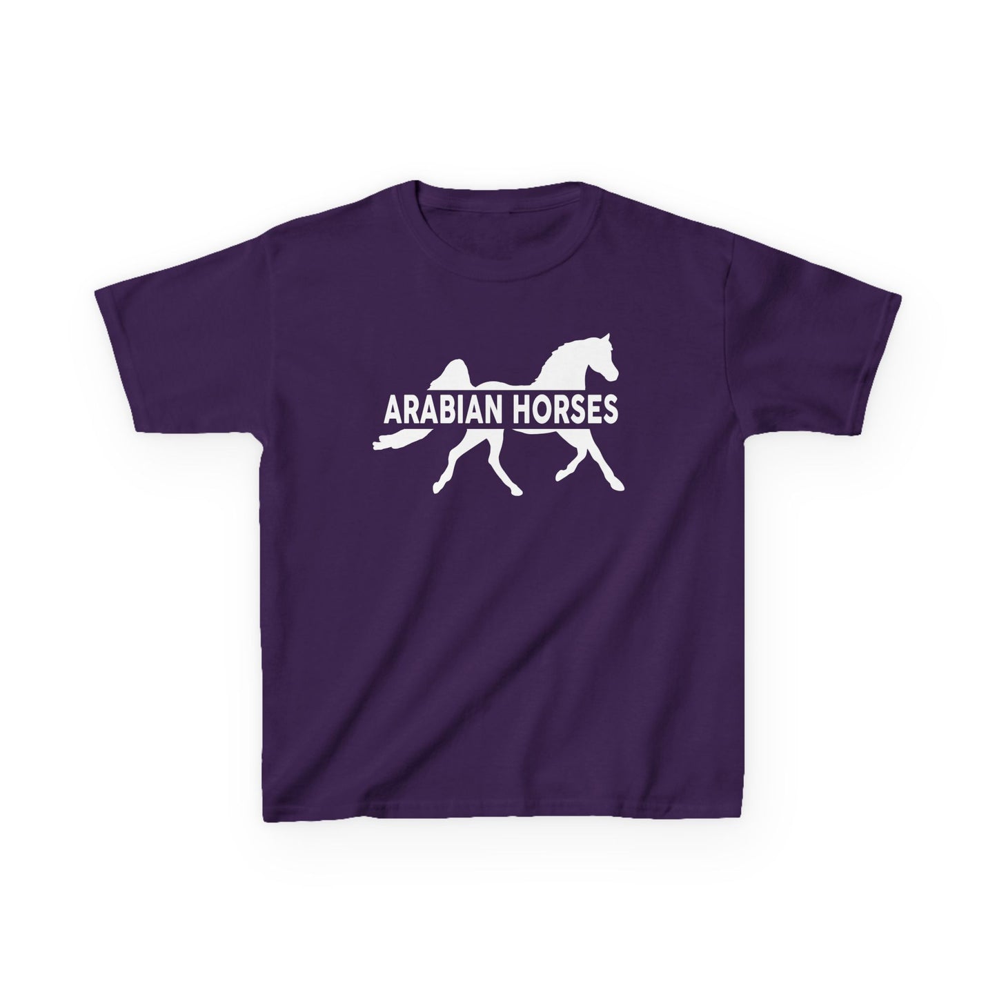 Arabian Horse Kids Tee, Equestrian Youth Shirt, Animal Lover Gift, Children's Clothing, Horseback Riding Apparel