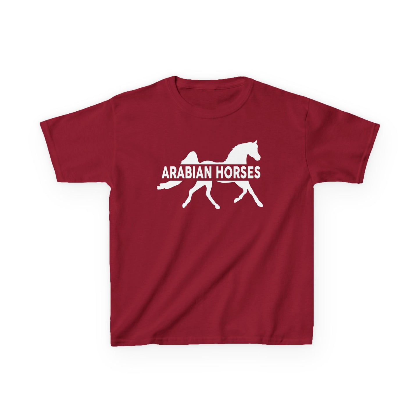 Arabian Horse Kids Tee, Equestrian Youth Shirt, Animal Lover Gift, Children's Clothing, Horseback Riding Apparel