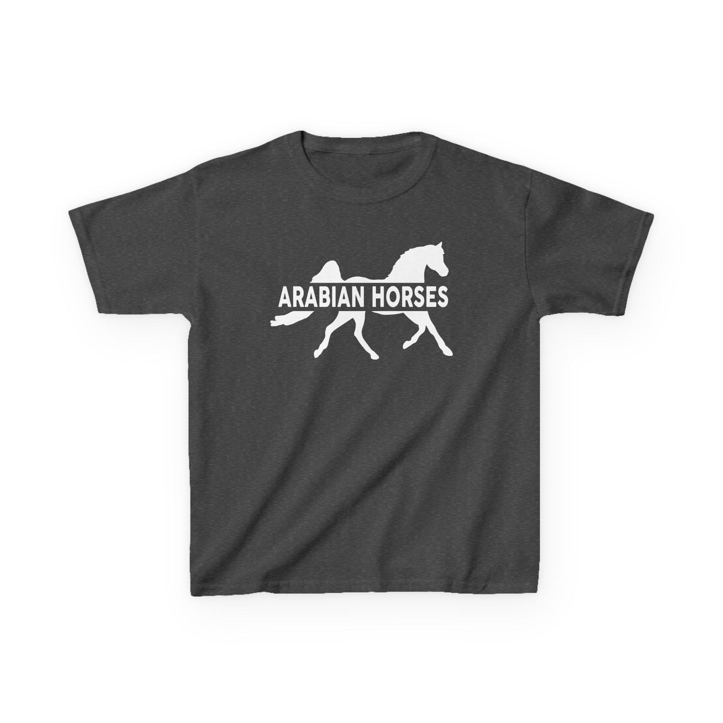 Arabian Horse Kids Tee, Equestrian Youth Shirt, Animal Lover Gift, Children's Clothing, Horseback Riding Apparel