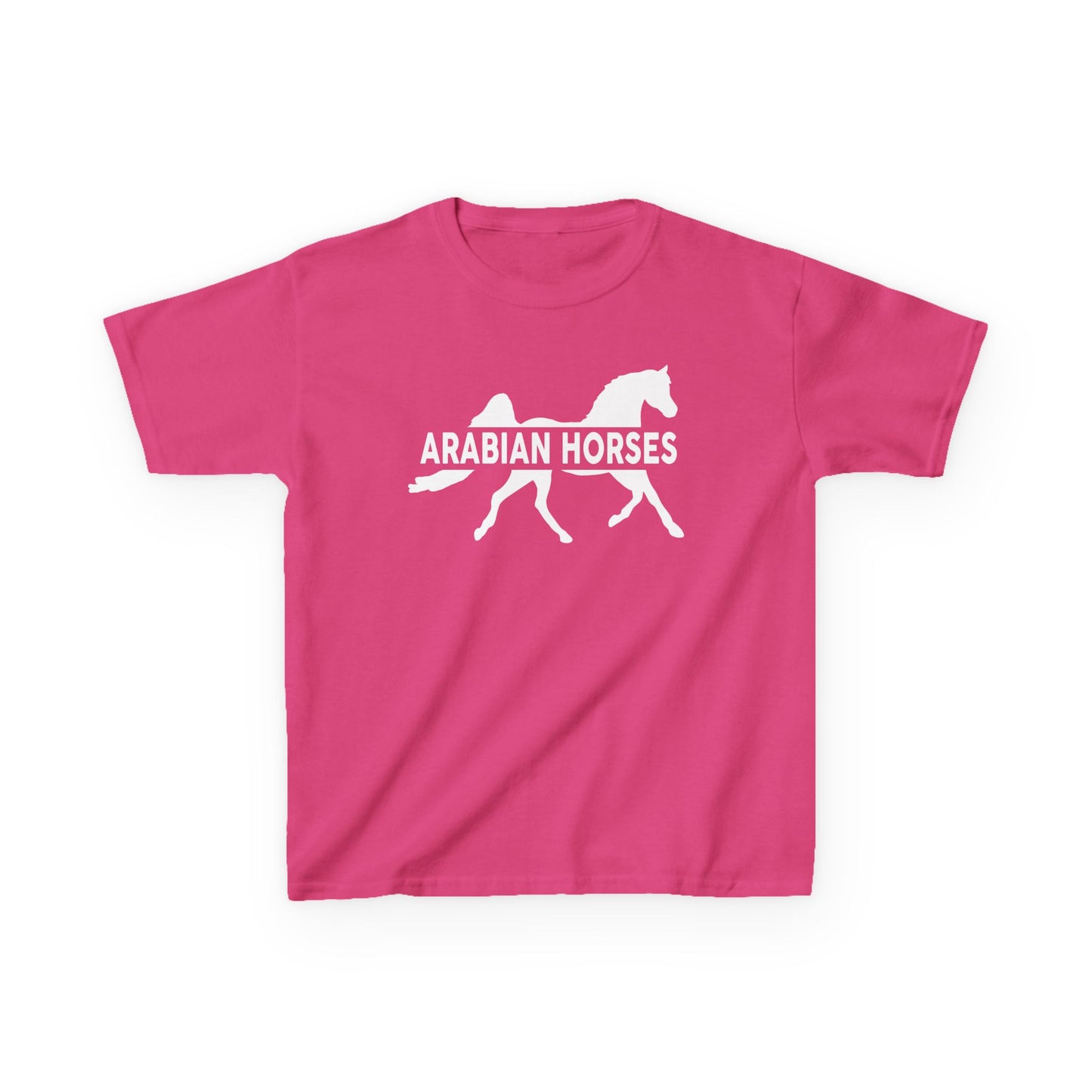 Arabian Horse Kids Tee, Equestrian Youth Shirt, Animal Lover Gift, Children's Clothing, Horseback Riding Apparel
