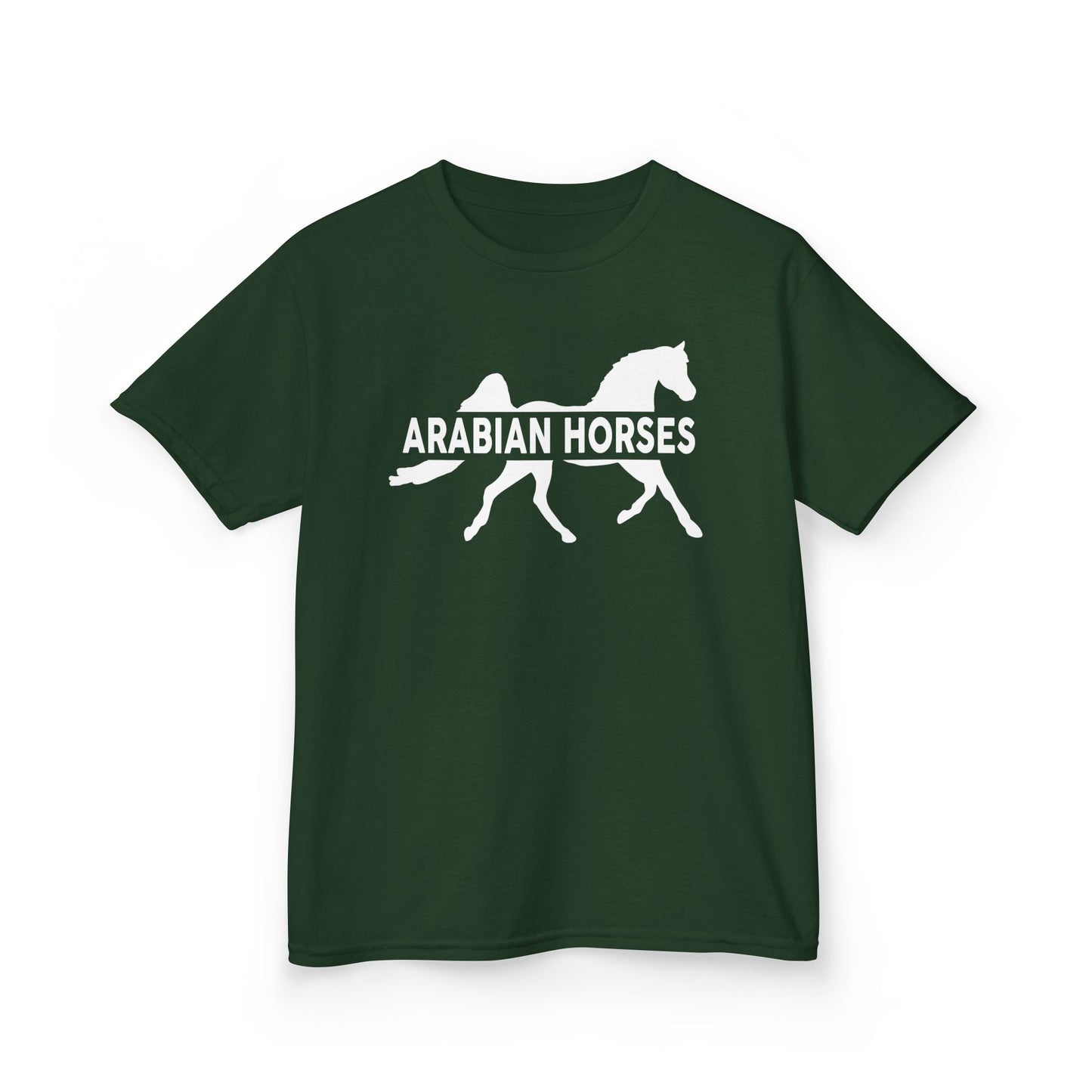Arabian Horse Kids Tee, Equestrian Youth Shirt, Animal Lover Gift, Children's Clothing, Horseback Riding Apparel