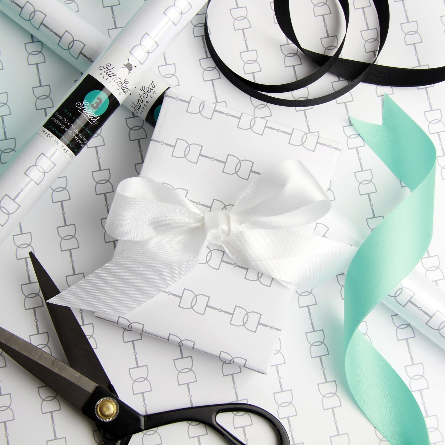 D-Ring Gift Wrapping Paper - Three Sheets in a Roll - Save 30%