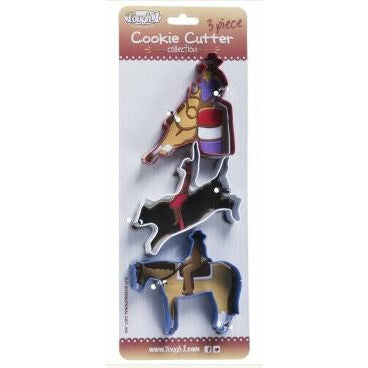 3 Piece Cookie Cutter Collection - Western Design