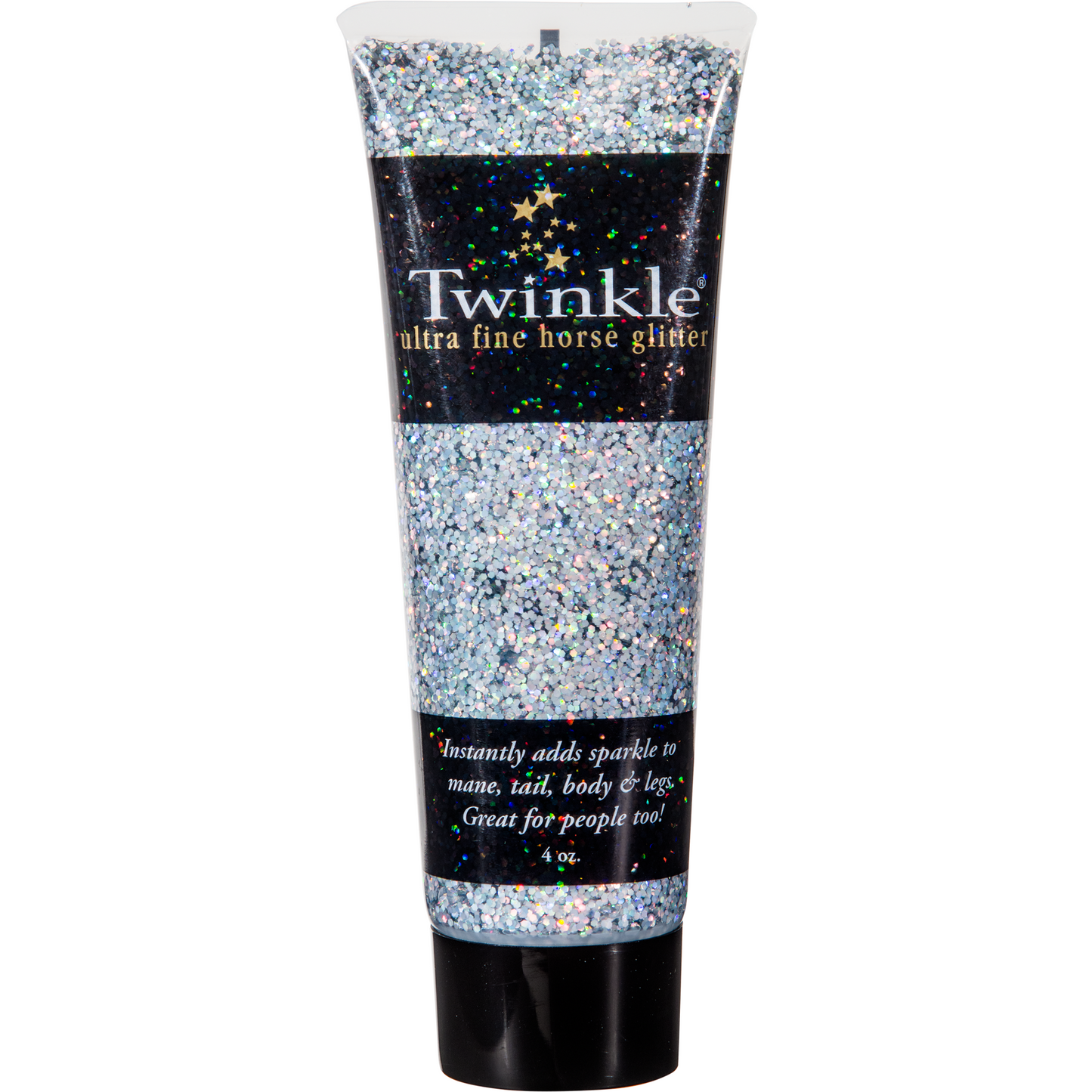 Glitter Stencil Gel - Silver