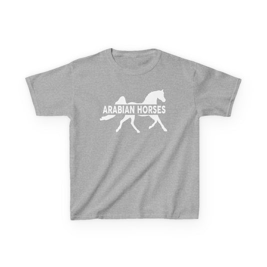 Arabian Horse Kids Tee, Equestrian Youth Shirt, Animal Lover Gift, Children's Clothing, Horseback Riding Apparel