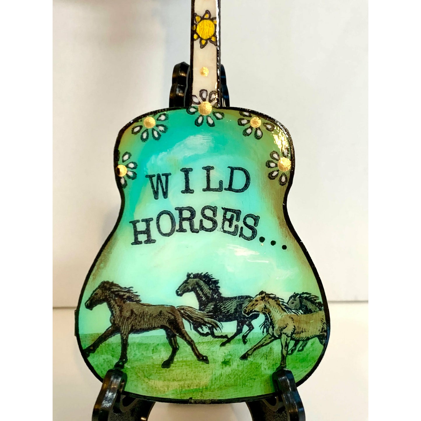 The Stones Wild Horses Mini Guitar